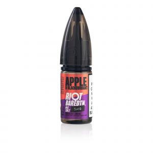 Riot Bar EDTN Apple Blackcurrant E-Liquid bottle front on